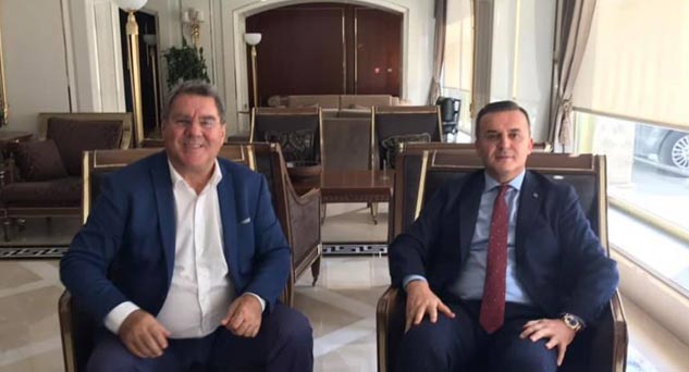 Çobanoğlu’ndan eski Pınarhisar Cumhuriyet Savcısına ziyaret