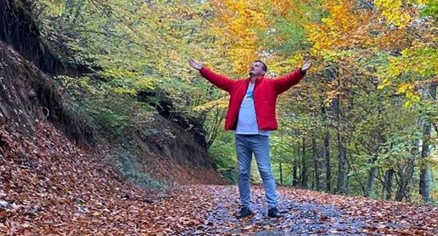 Sonbaharın tadını çıkarıyorlar