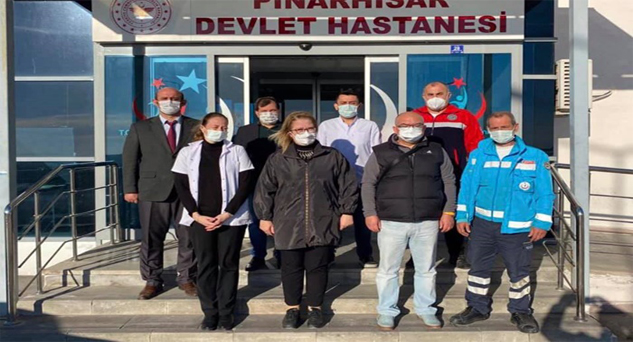 Pınarhisar Devlet Hastanesi’ni ziyaret etti