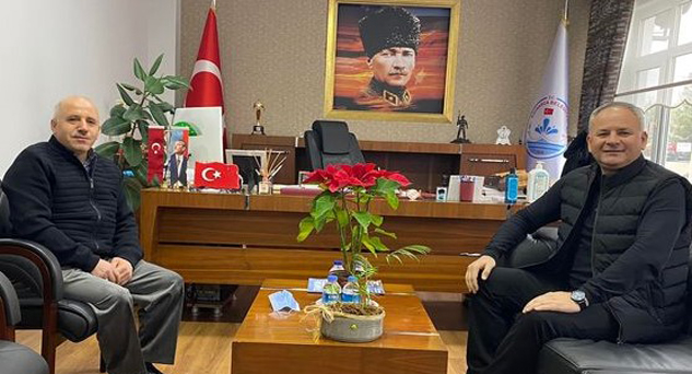 Başkan Türker’e veda ziyareti