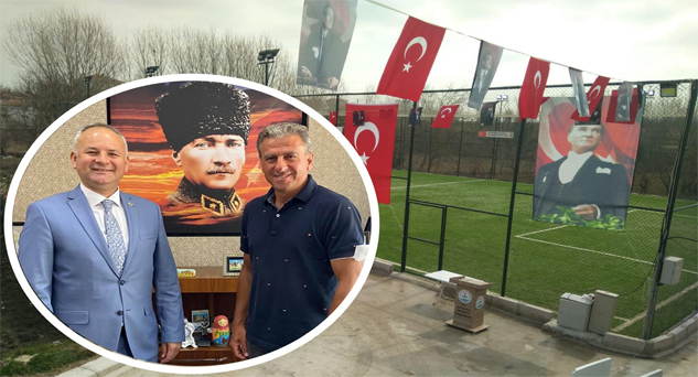 Halı sahaya soyunma odaları