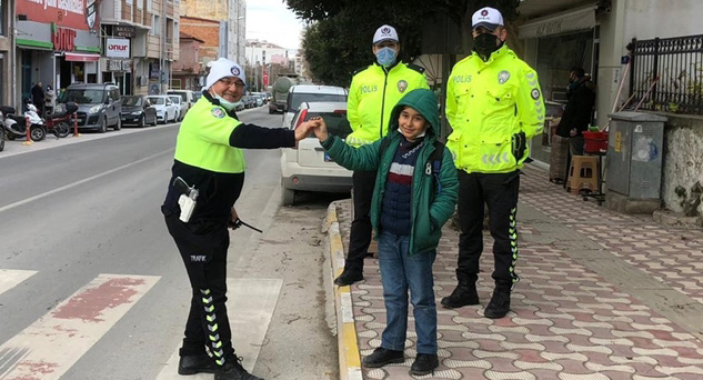 Pınarhisar’da öncelik yayanın uygulaması yapıldı