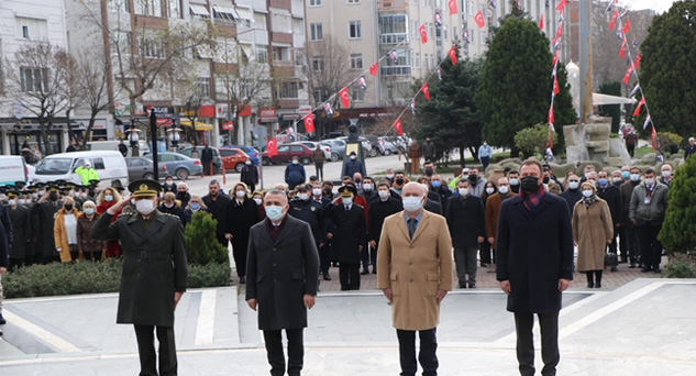 Atatürk'ün Kırklareli'ne gelişinin 91. Yıldönümü törenlerle kutlandı