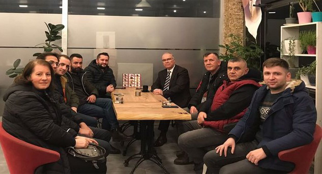 Başkan Abdullah Hacı Pınarhisar’da