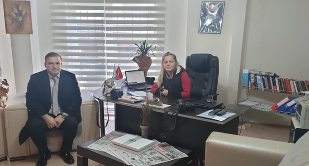 BİK’ten Pınarhisar Gazetemize ziyaret