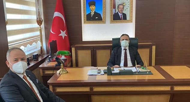 Başkan Türker’den Kaymakam Kılıç’a ziyaret