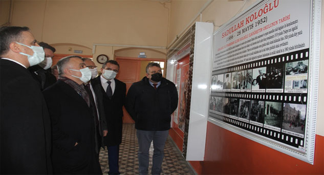Koloğlu İlkokulunda incelemeler yaptı