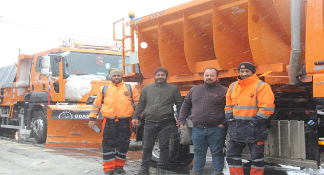 Istrancalar’da kar yağışı etkili oldu