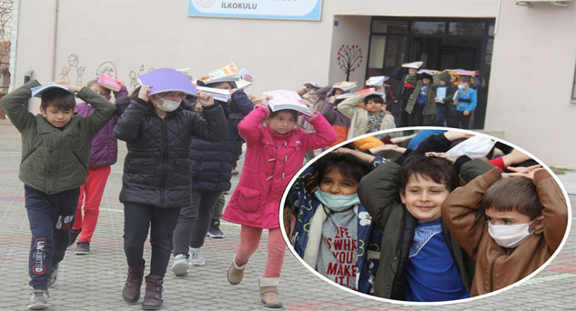 Deprem anında “çök, kapan, tutun”