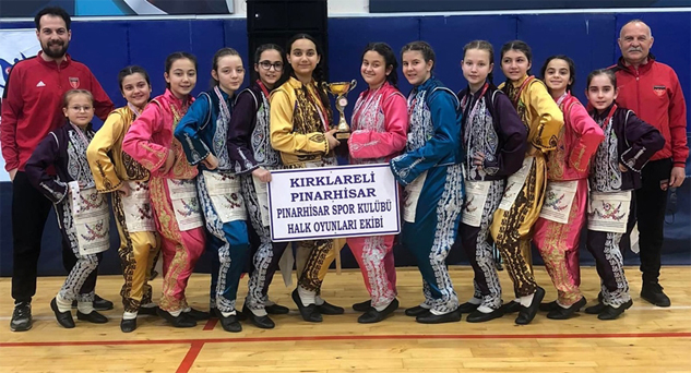 Halk Oyunları ekibinden bir başarı daha
