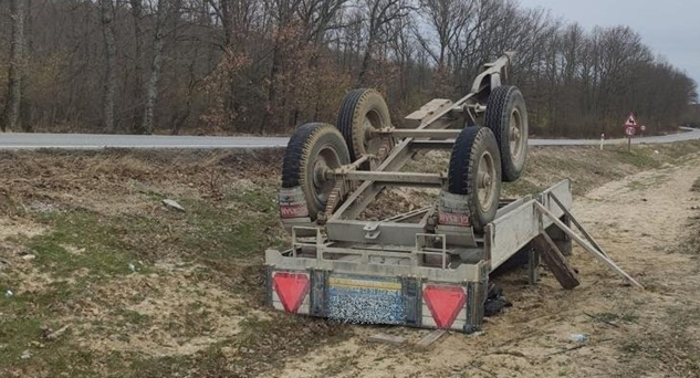 Traktör kazası;1 ölü 1 yaralı