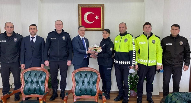 Emniyetten Kaymakam Kılıç’a ziyaret