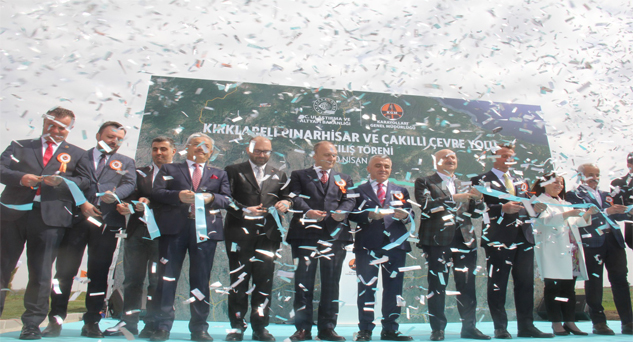 Pınarhisar ve Çakıllı çevre yolları açıldı