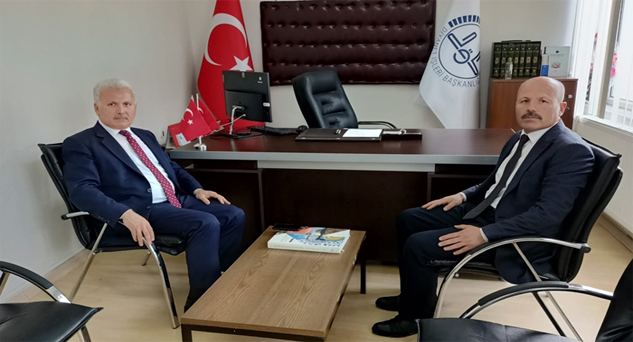 Pınarhisar İlçe Müftülüğüne veda ziyareti
