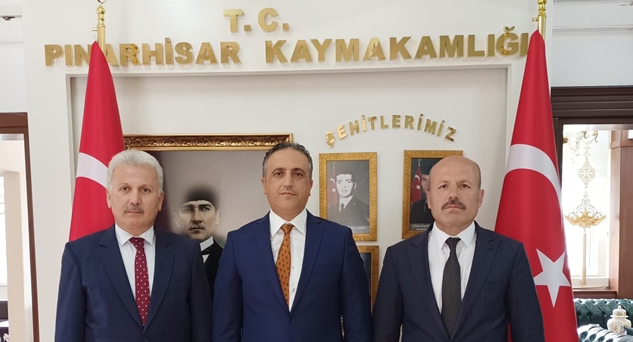 Müftü Yığman'dan kaymakamlığa veda ziyareti