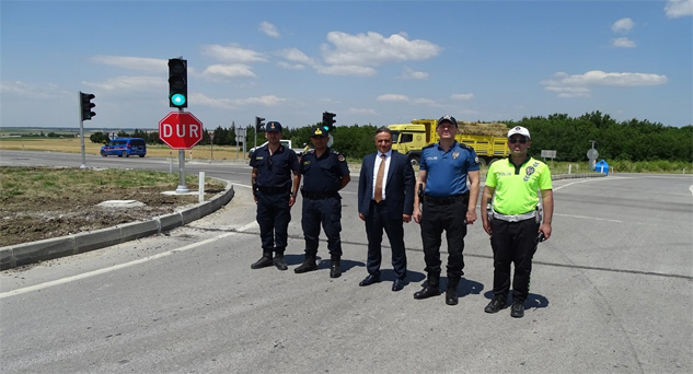Trafik Işıkları hizmete açıldı