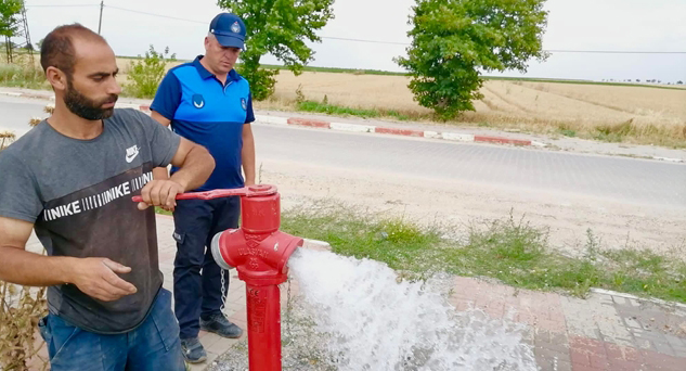 Yangın hidrantı sayısı 10 kat arttırıldı