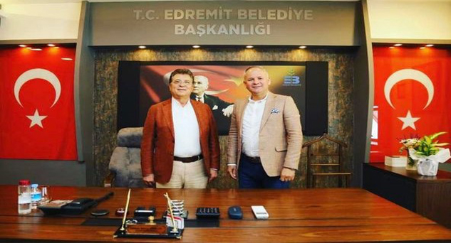 Başkan Türker'den Edremit Belediyesine ziyaret