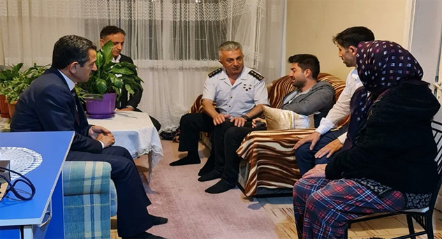 Vali Ekici’den taziye ziyareti