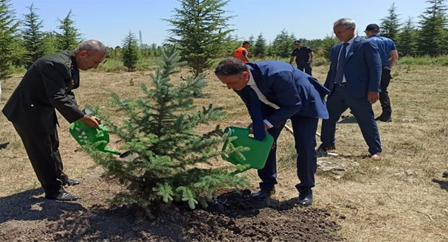 15 Temmuz şehitleri anısına fidan dikildi