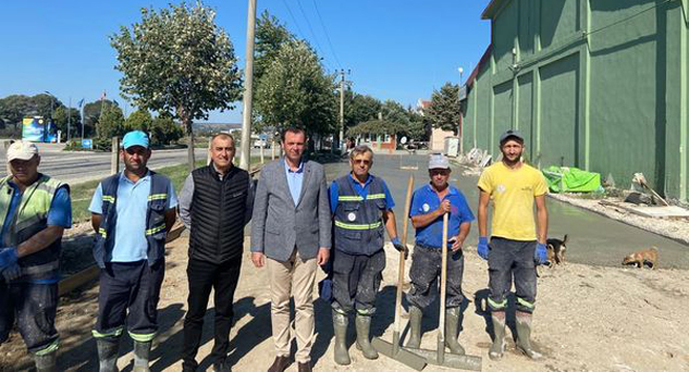Vize Sanayi Sitesi yolları asfaltlanıyor