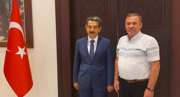 Erenler Köyü Muhtarından Vali Ekici’ye ziyaret