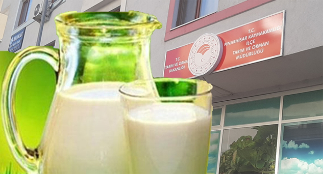 Çiğ Süt Desteklemesi için icmal listeleri askıda