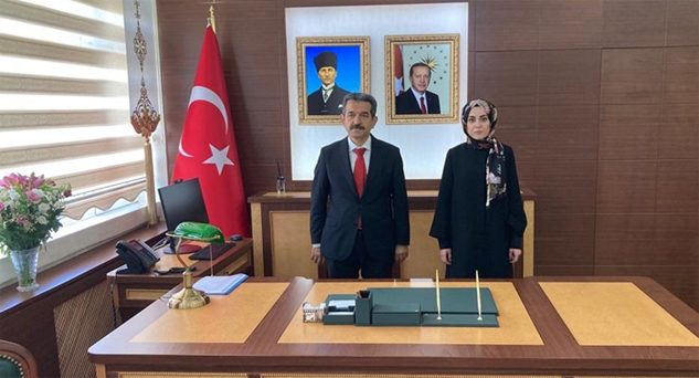 Vali’den Kaymakam Büyükkılıç’a “Hayırlı olsun” ziyareti
