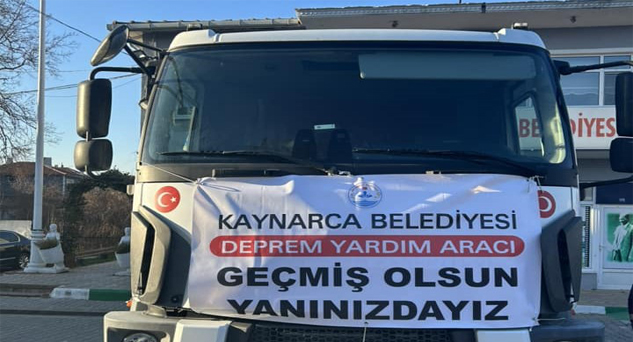Kaynarca’dan 3. yardım kamyonu