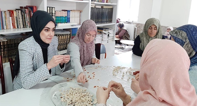 Mantıların geliri deprem bölgesine