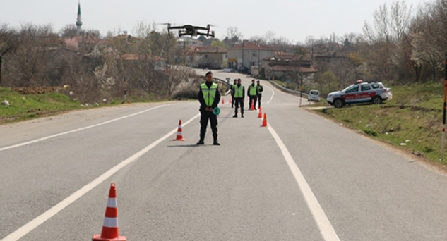 Drone ile havadan trafik denetimi