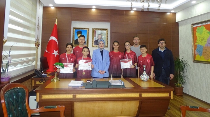 Kaymakam Büyükkılıç’ı ziyaret ettiler
