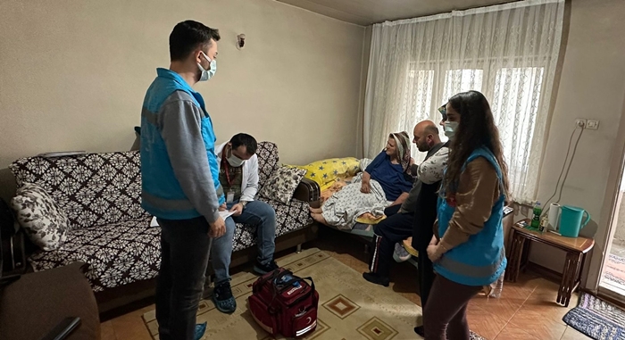 Evde Bakım Hastalarına Diyetisyen desteği veriliyor