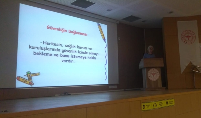 Hastanede Hasta Hakları ve Sorumlulukları hizmet içi eğitimi