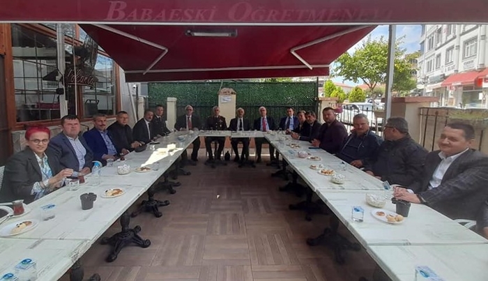 Babaeski’de bayramlaşma programına katıldılar