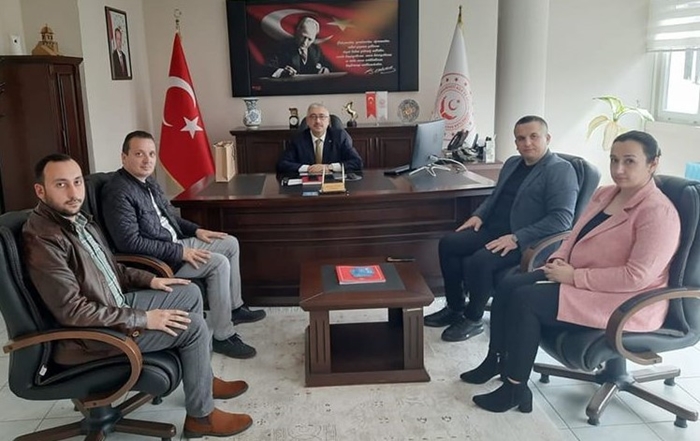 Hak-iş Öz Sağlık-İş Sendikası Kırklareli Şubesinden Müdür Uysal’a ziyaret