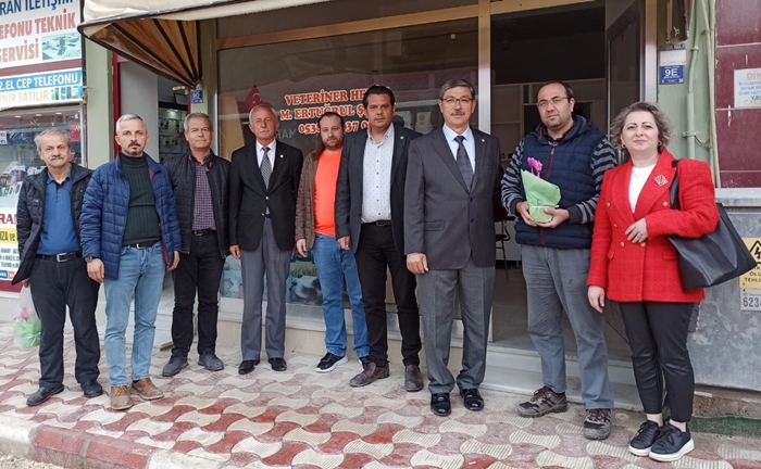 İYİ Parti Kırklareli Milletvekili adayı Gökler Pınarhisar esnafını ziyaret etti