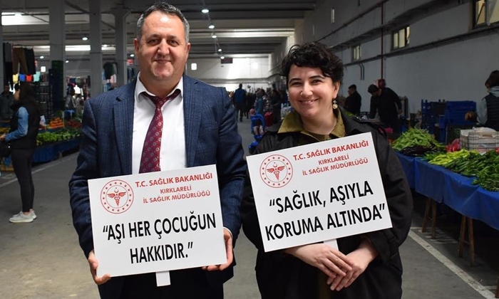 Vatandaşlar aşı konusunda bilgilendirildi