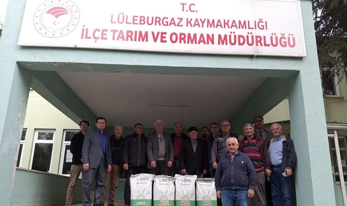 Lüleburgaz köylerinden 76 üreticiye dağıtıldı
