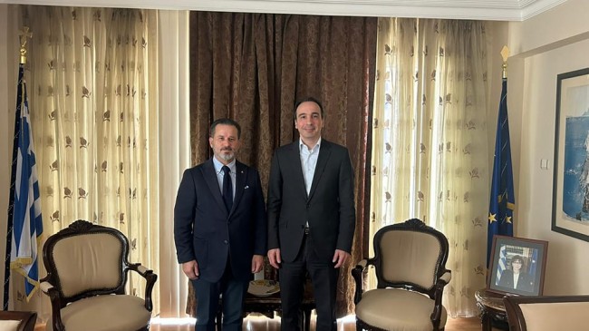 Kırklareli Ticaret Borsası’ndan Konsolos Radıopoulos’a ziyaret