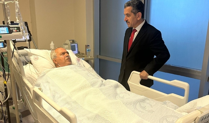 Vali Ekici’den geçmiş olsun ziyaretleri