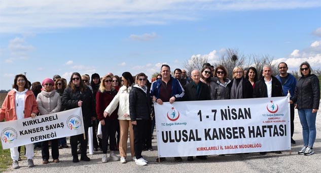 Kanser hastalığına dikkat çektiler