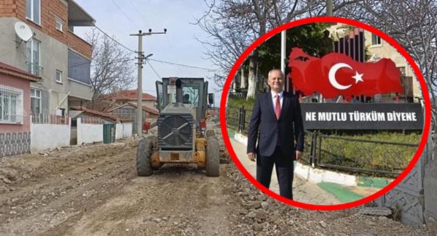 Yol yapım çalışmaları devam ediyor