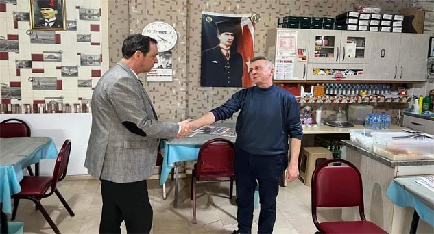 Başkan Özalp esnaf ziyaretlerine devam ediyor