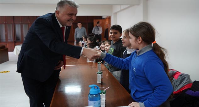 Başkan Gerenli öğrencilere yerel yönetimi anlattı