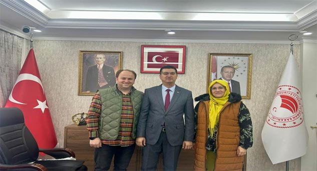 Pınarhisarlı işletmeciden Müdür Aksoy’a ziyaret