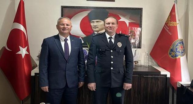 Başkan Türker, Pınarhisar İlçe Emniyetini ziyaret etti