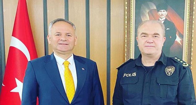 Başkan Türker’den İl Emniyet Müdürü Çengeloğlu’na ziyaret