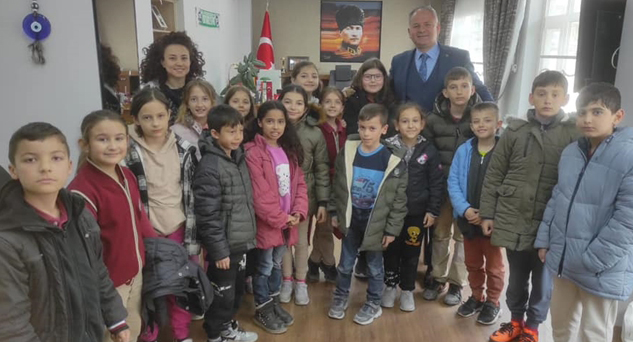 Öğrencilerden Başkan Türker’e ziyaret