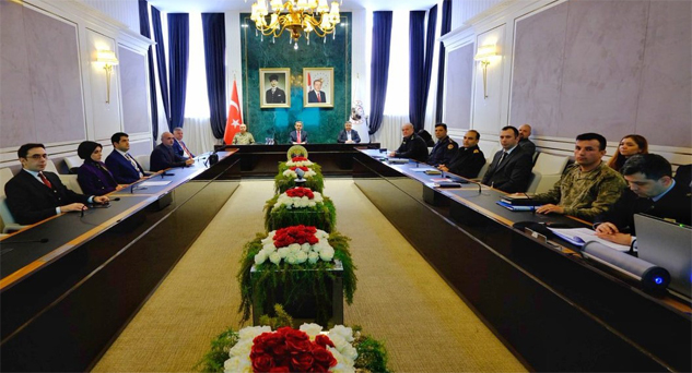 Kaymakam Büyükkılıç Kırklareli İl Güvenlik ve Asayiş Koordinasyon Toplantısına katıldı